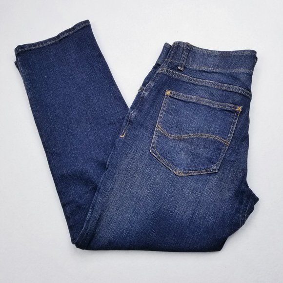 Lee Motion Stretch Straight Leg Jeans -30 x 27.75" - Picture 3 of 8